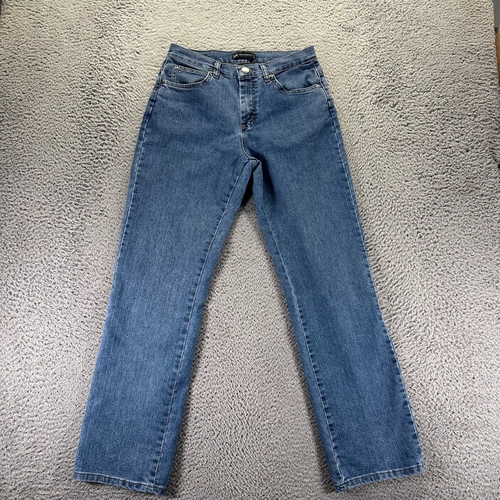 Lee Legacy Jeans Womens 6 Blue Cotton Denim Straight Relaxed Workwear Stretch